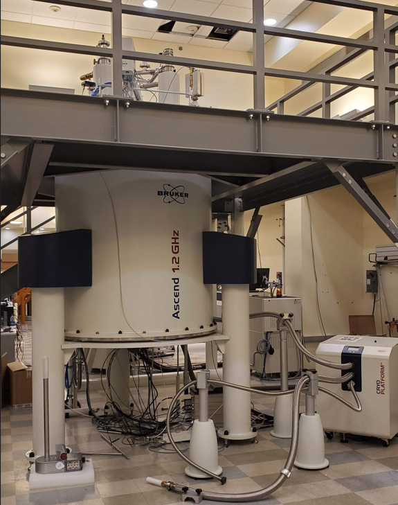 1.2 GHz nuclear magnetic resonance (NMR) spectrometer